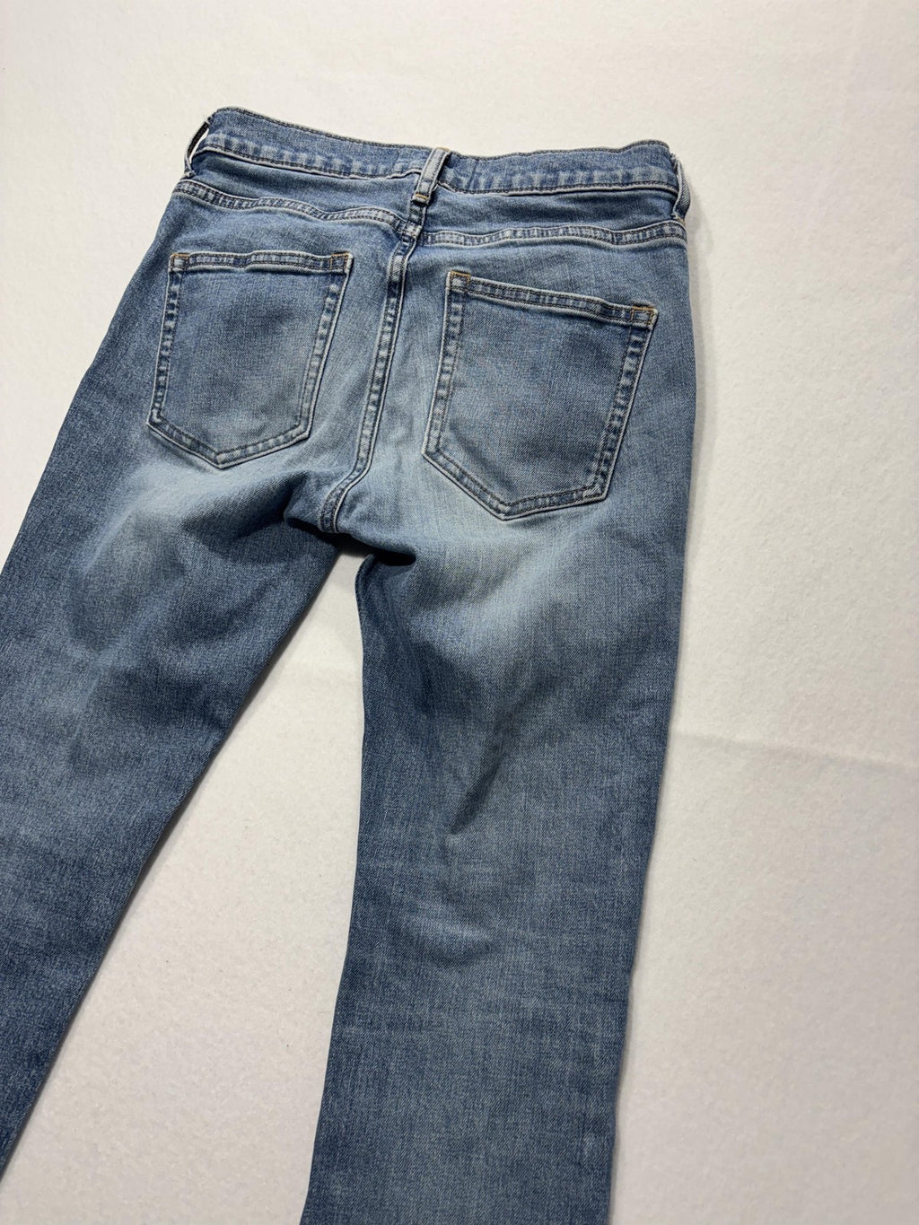 Everlane Jeans Womens 28 Blue Medium Wash Skinny Mid Rise Stretch 28x28.5