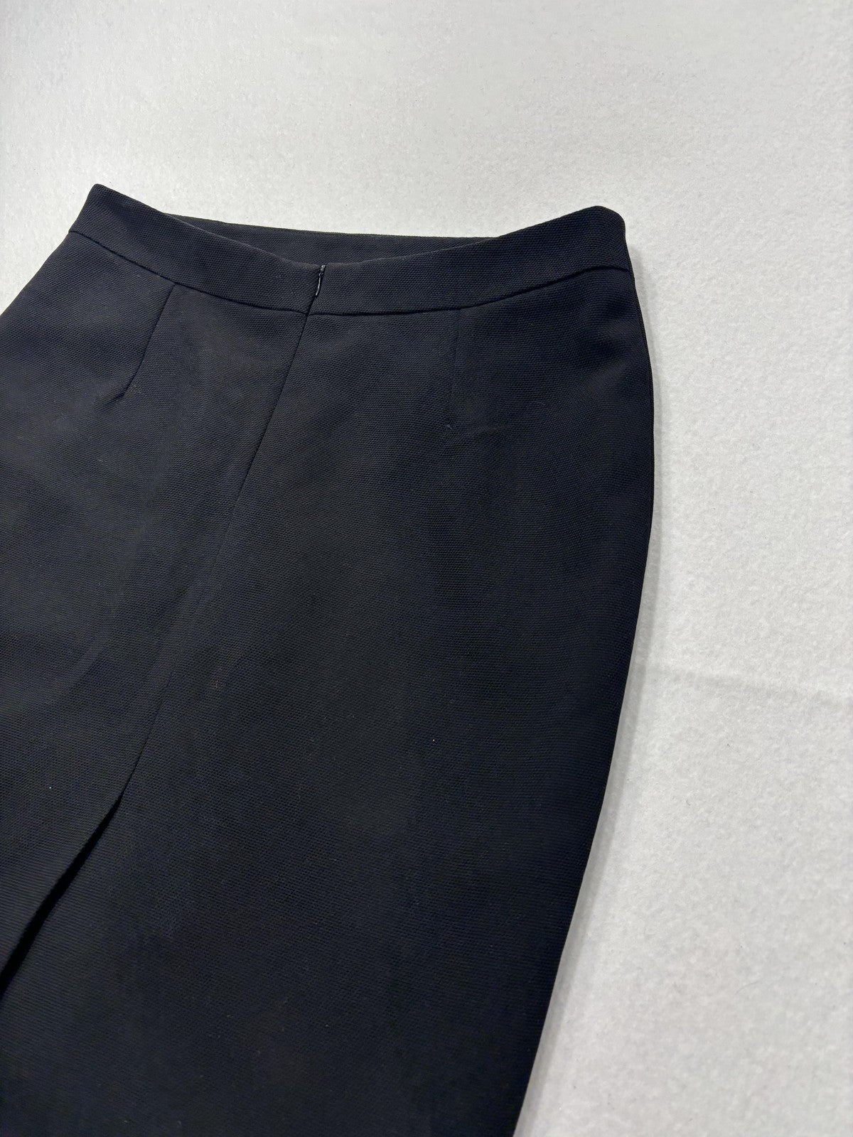 Blum & Co Skirt Womens 8 Red Plaid Black Colorblock Knee Length Pencil Work