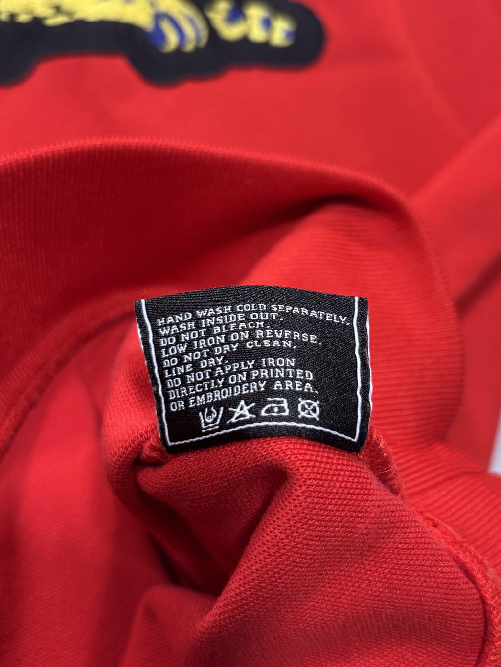 AKOO Sweatshirt Mens Large Red Fox Embroidered Pullover Kangaroo Pocket Logo