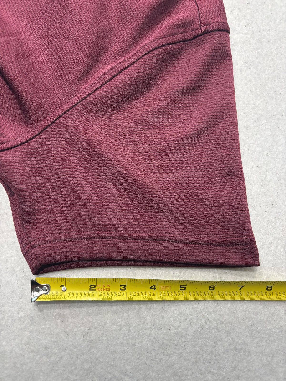 Under Armour HeatGear Polo Shirt Mens Large Red Loose Golf Short Sleeve