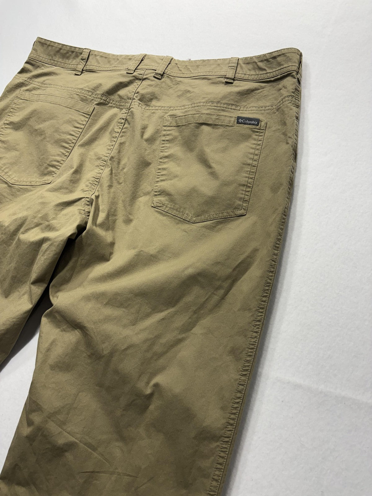 Columbia Khaki Pants Mens 40x34 Beige Regular Fit Stretch Casual Outdoor