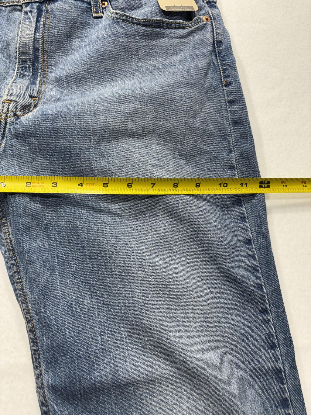 Levi's 511 Slim Jeans Mens 38x32 Blue Medium Wash Straight Leg Stretch Denim