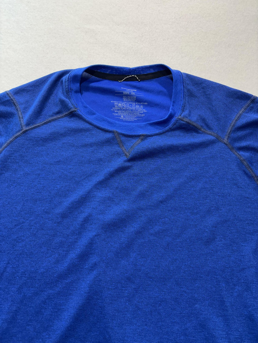 Patagonia Capilene Lightweight Shirt Mens 2XL Blue Long Sleeve Base Layer