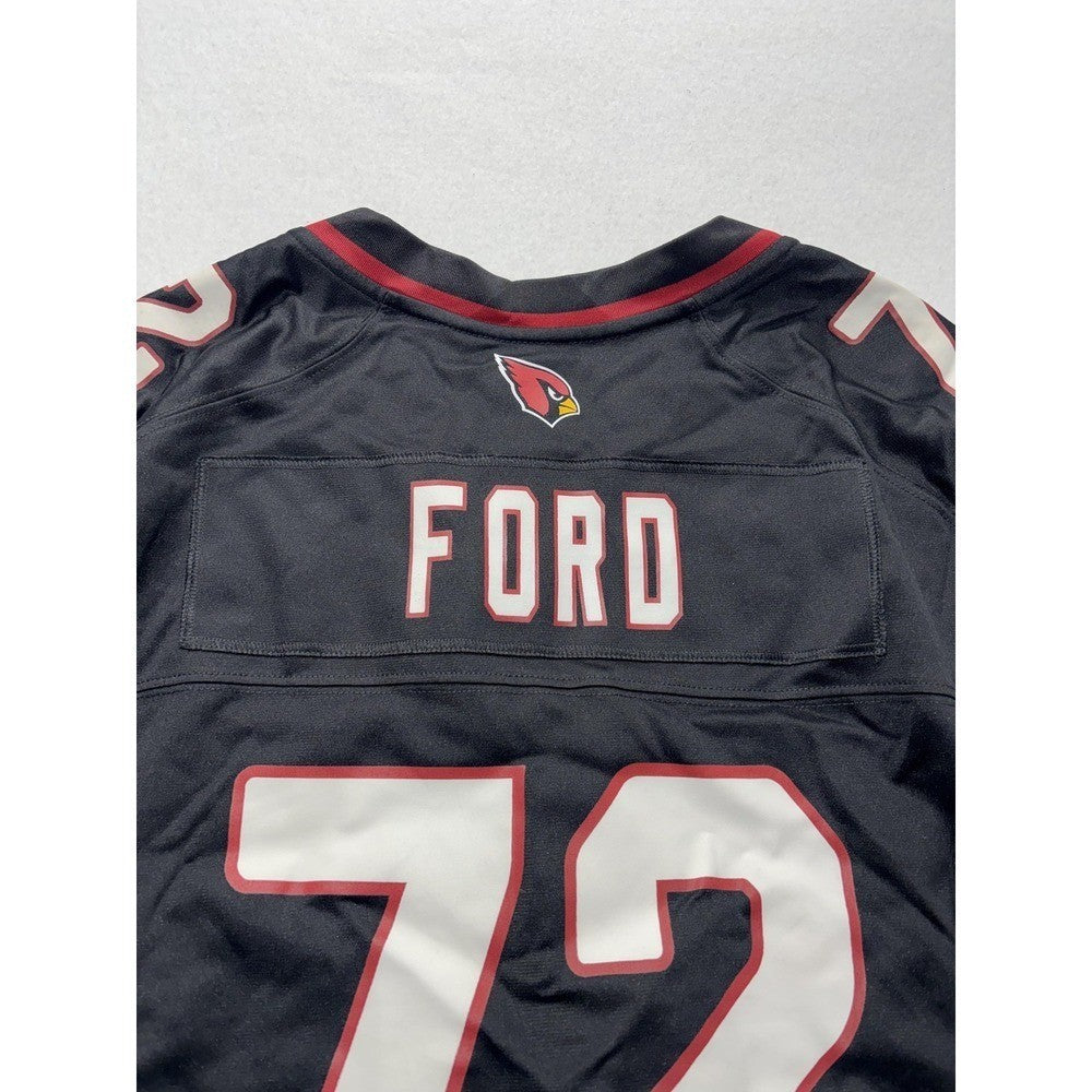 Nike Arizona Cardinals Jersey Mens Large Black NFL Football Ford 72 M1011459