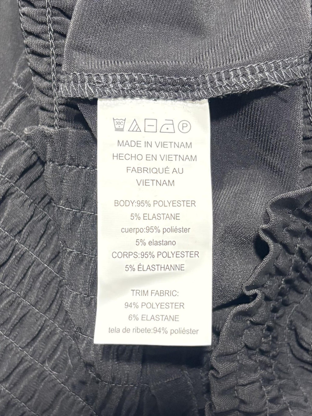 MICHAEL Michael Kors Blouse Womens Large Black Boatneck Lace Shoulder Top