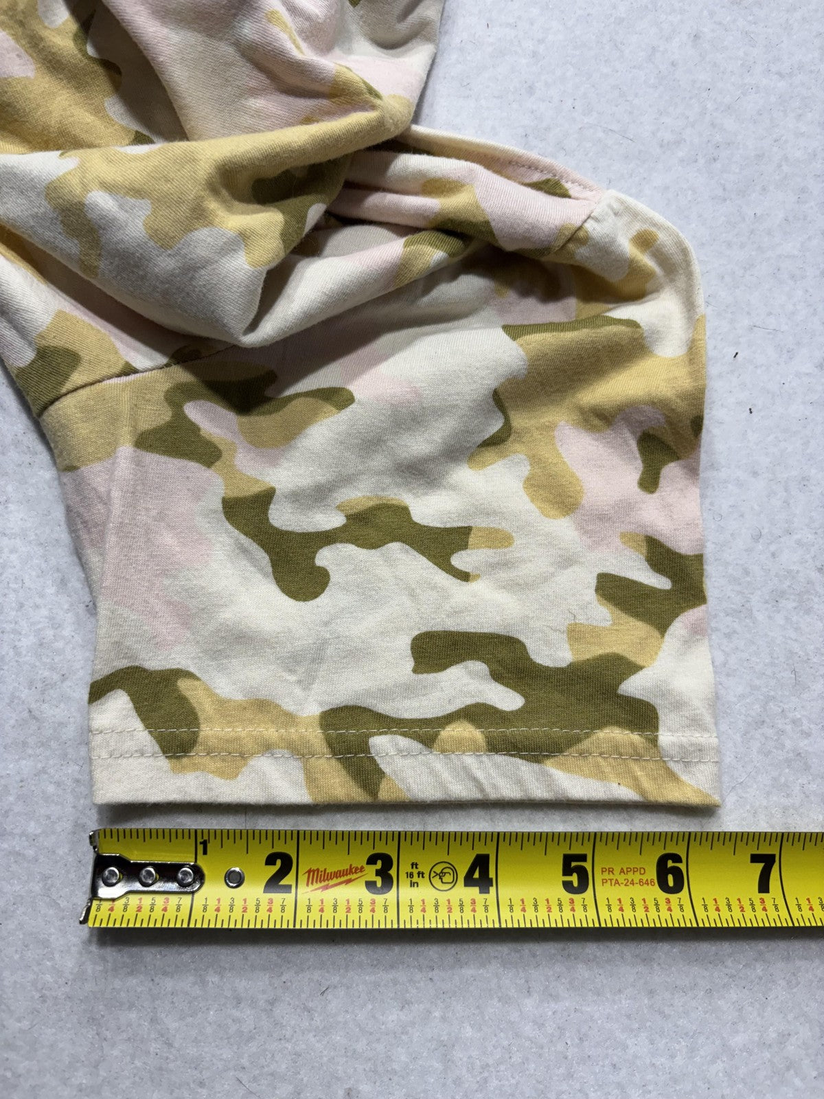 PacSun Shirt Mens Small Multicolor Camo Print Crew Neck Tee Casual Jersey Basic