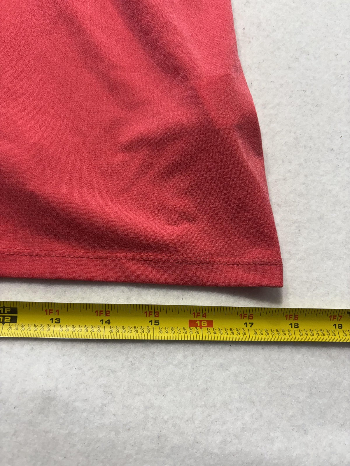Miguel Michelles Dress Womens Large Red Ruched Scoop Neck Sleeveless Long Sheath