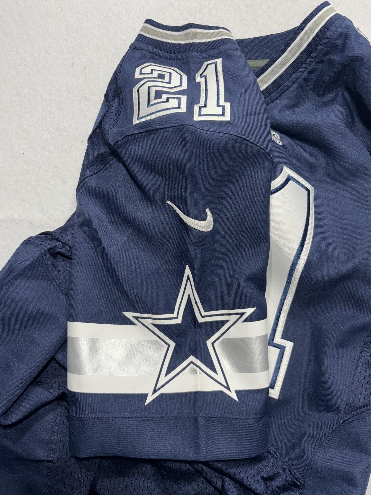 Dallas Cowboys Jersey Mens 44 Blue NFL Football Nike Joseph Randle 21 On Field