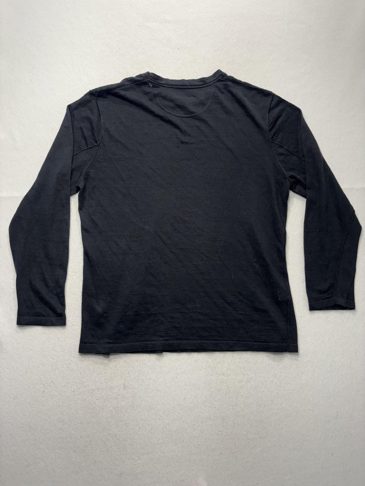 Tommy Bahama Sweater Mens Medium Blue Linen Knit Crew Neck Long Sleeve Casual
