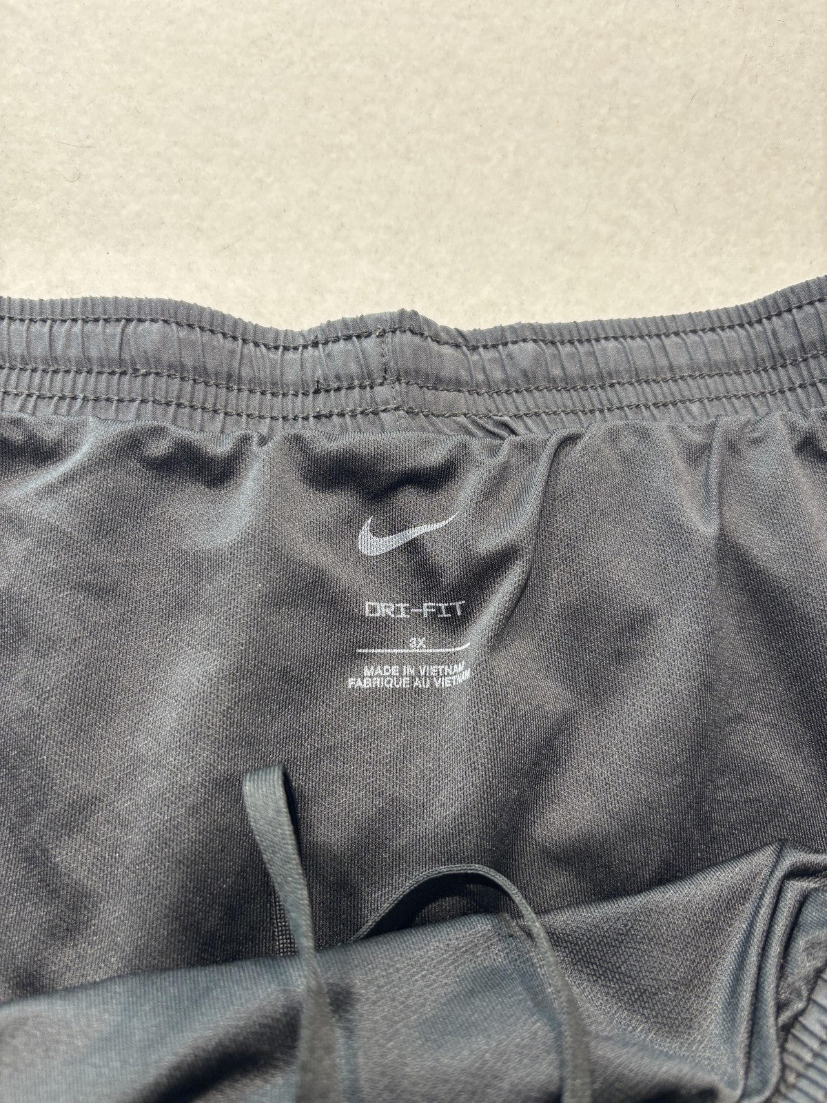 Nike Shorts Mens Big 3XL Black Dri-FIT 4" Inseam Running Lightweight Athletic