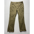 Columbia Khaki Pants Mens 34x30 Green Regular Fit Canvas Stretch AM0449 Outdoor