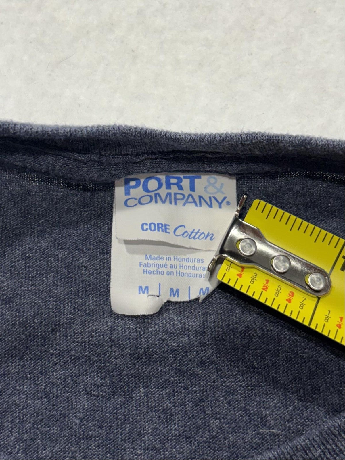 Port & Company Shirt Mens Medium Blue Staar City Space Rocket Graphic Tee