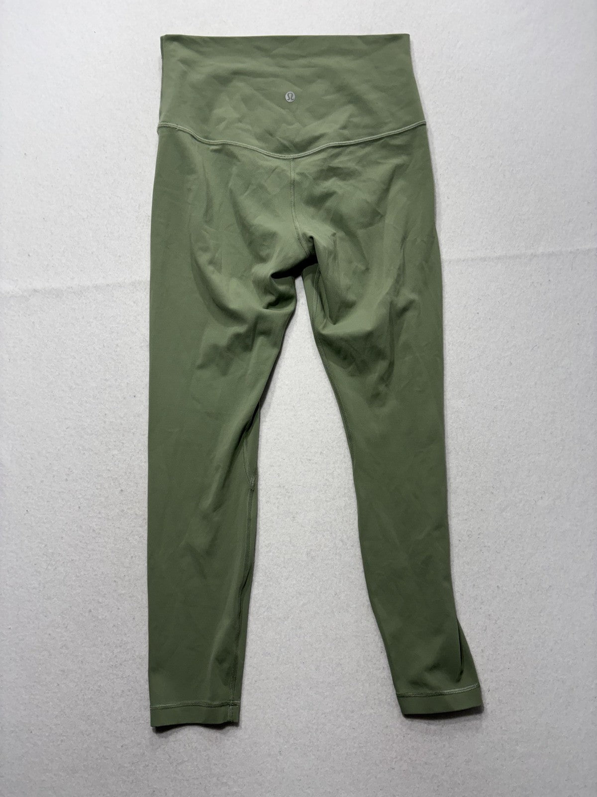 Lululemon Leggings Womens 8 Green High Rise 26" Inseam Ankle Yoga Stretch