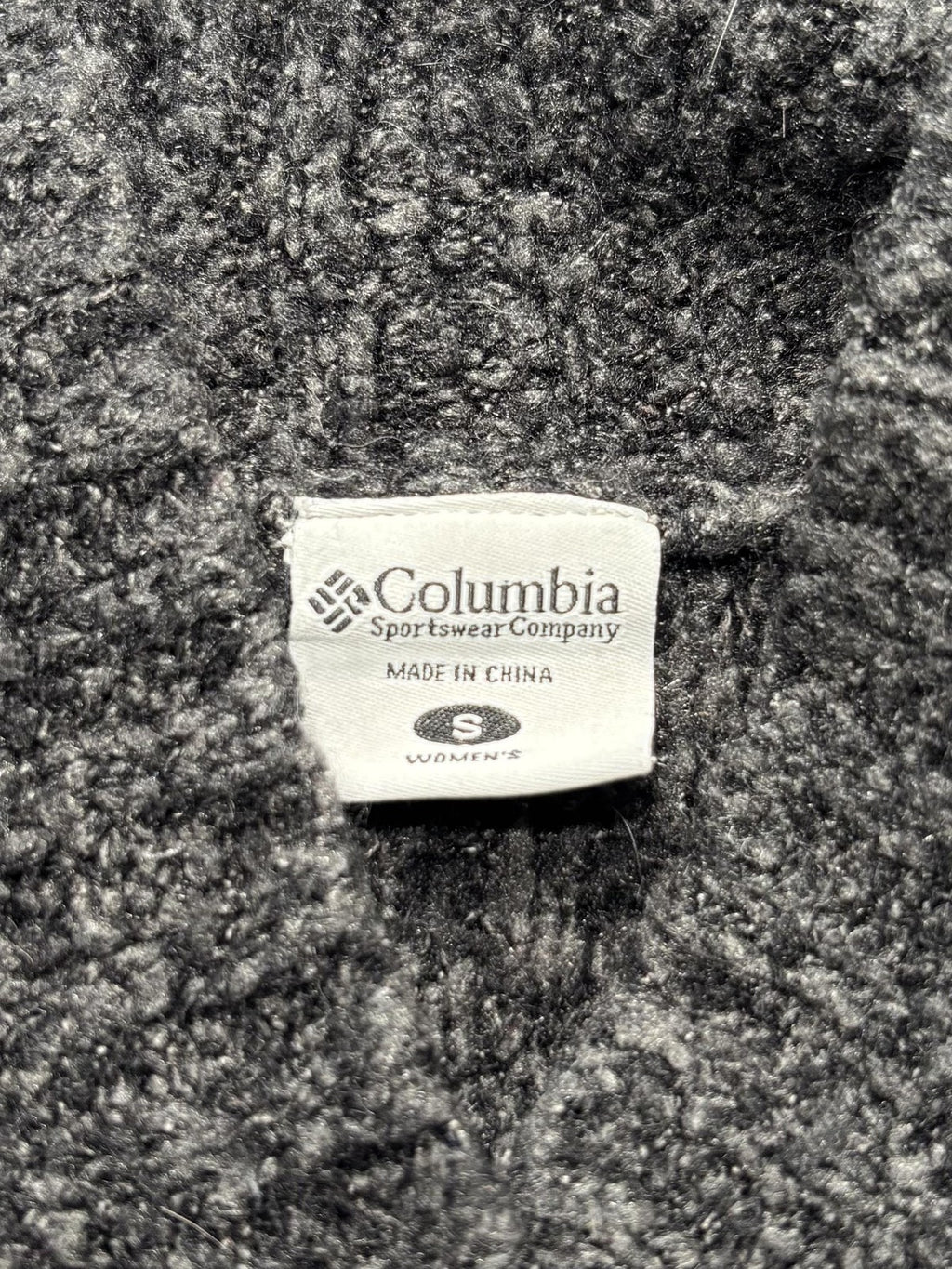 Columbia Sweater Womens Small Gray Hooded Cowl Neck Button Henley Knit