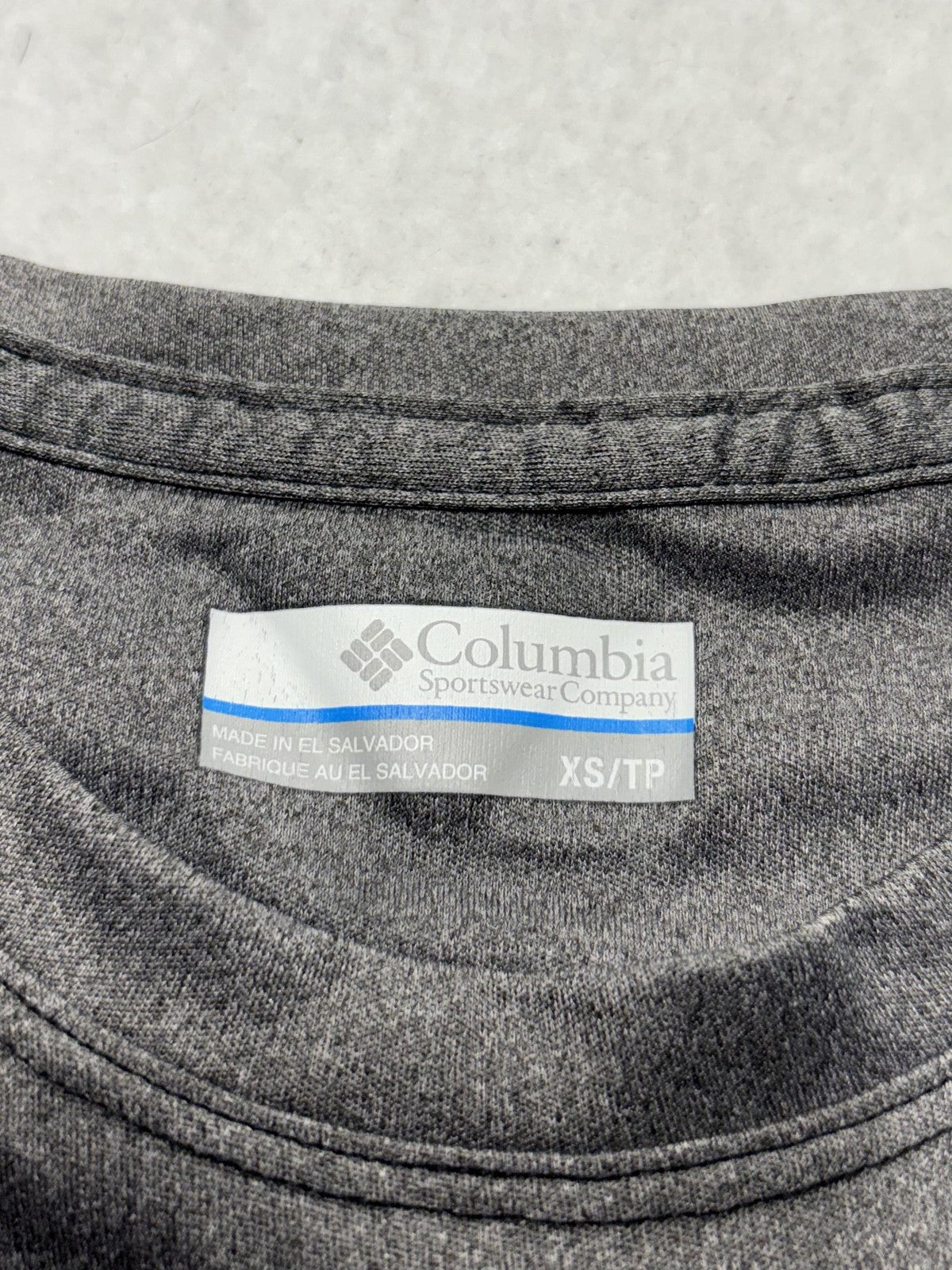 Columbia PFG Omni-Shade Shirt Mens XS Gray Long Sleeve Tee Fishing Lightweight