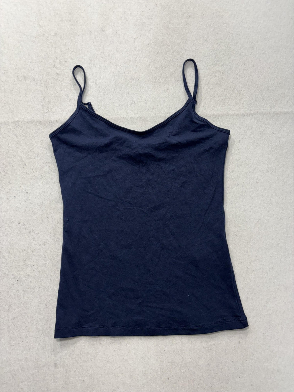 Forever 21 Tank Top Womens M Blue Camisole Adjustable Spaghetti Strap Basic