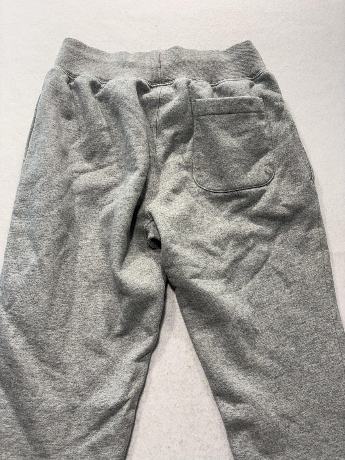 Champion Reverse Weave Sweatpants Mens Medium Gray Fleece Elastic Waist Logo