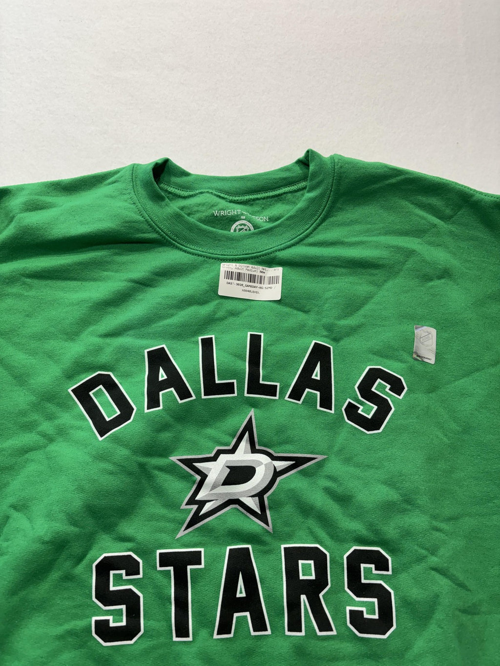Dallas Stars Sweatshirt Mens Medium Green NHL Hockey Crewneck American Needle