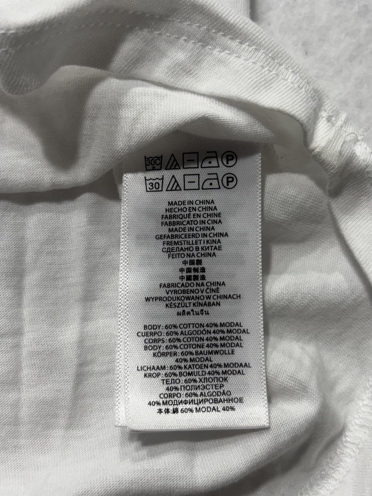 MICHAEL Michael Kors Top Womens Small White Scoop Neck Beaded Long Sleeve Jersey