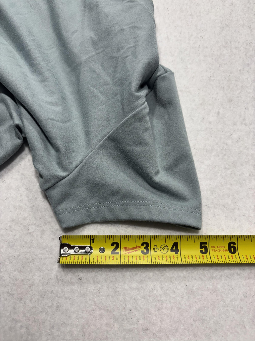 FRANKEE & SKYLARR Shirt Womens Large Green Crew Neck Short Sleeve Tee Stretch