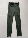Lululemon Leggings Womens 4 Green High Rise Pocket Ankle Yoga Athletic