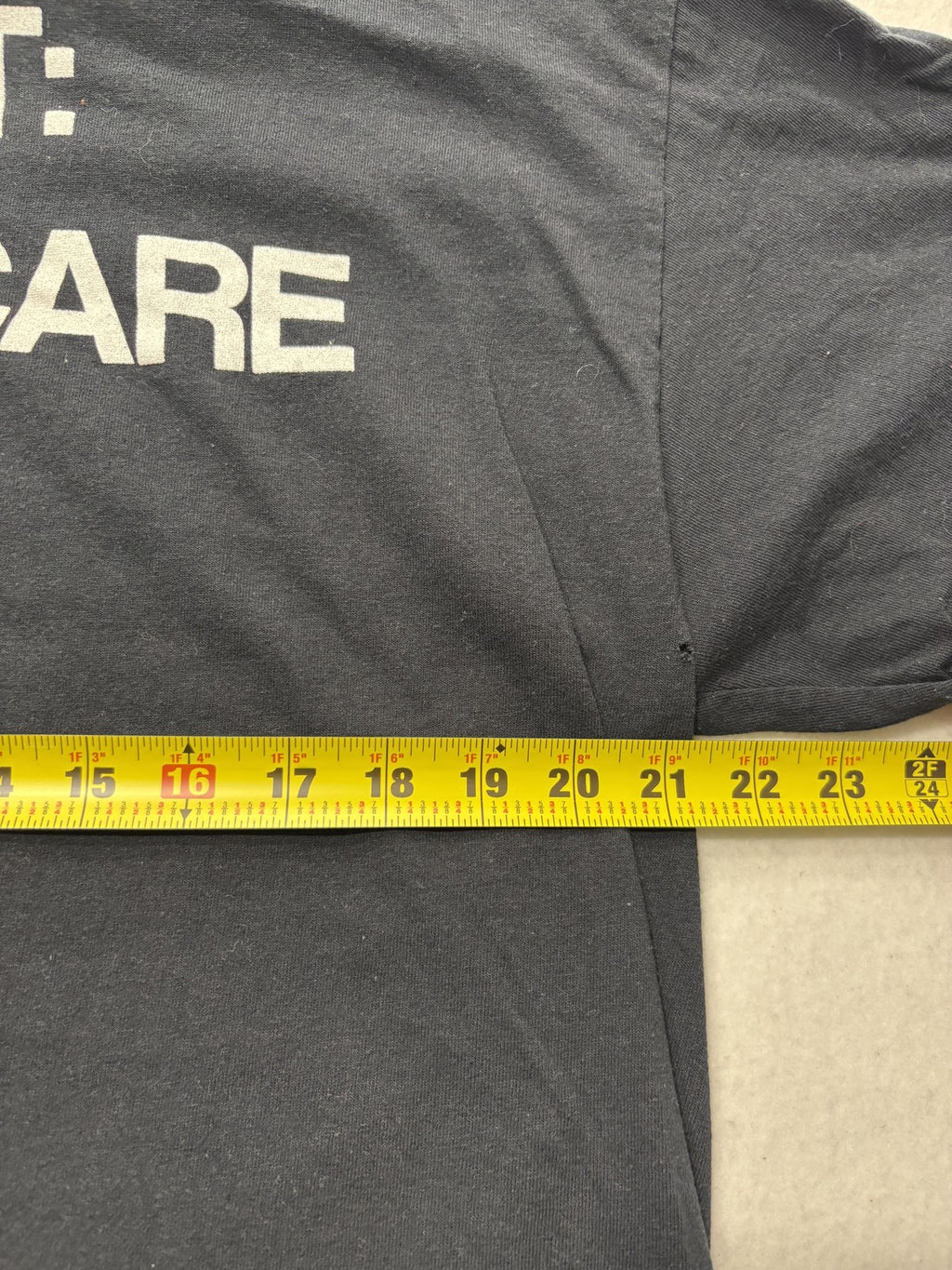 Gildan Shirt Mens XL Black Fun Fact I Don't Care Graphic Tee Funny Humor