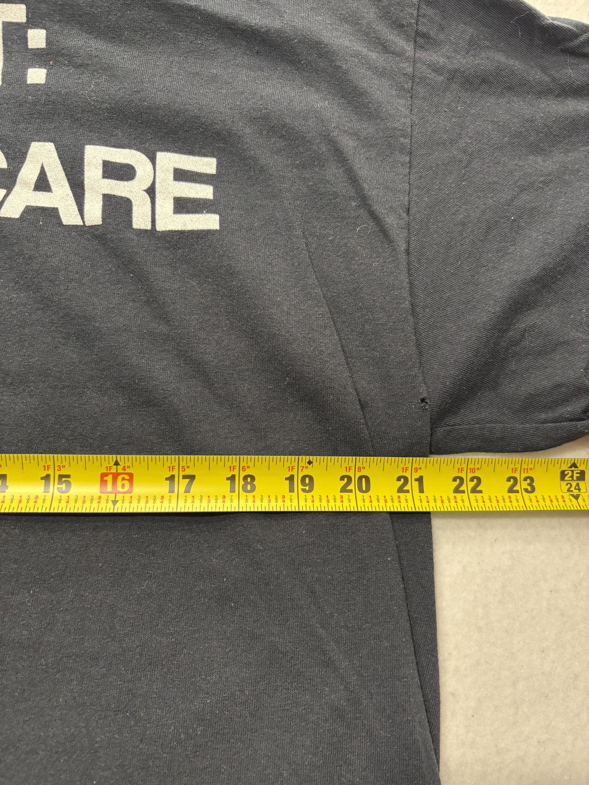 Gildan Shirt Mens XL Black Fun Fact I Don't Care Graphic Tee Funny Humor