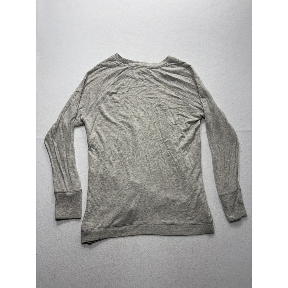 Philosophy Republic Clothing Top Womens Large Gray Long Sleeve Asymmetrical Hem