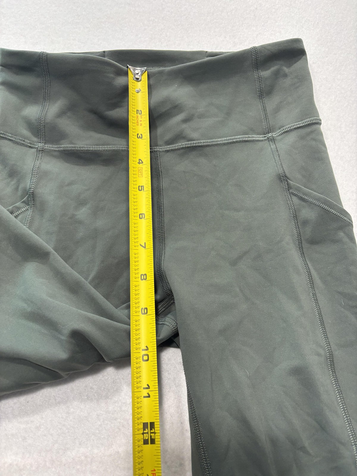 Lululemon Leggings Womens 4 Green High Rise Pocket Ankle Yoga Athletic