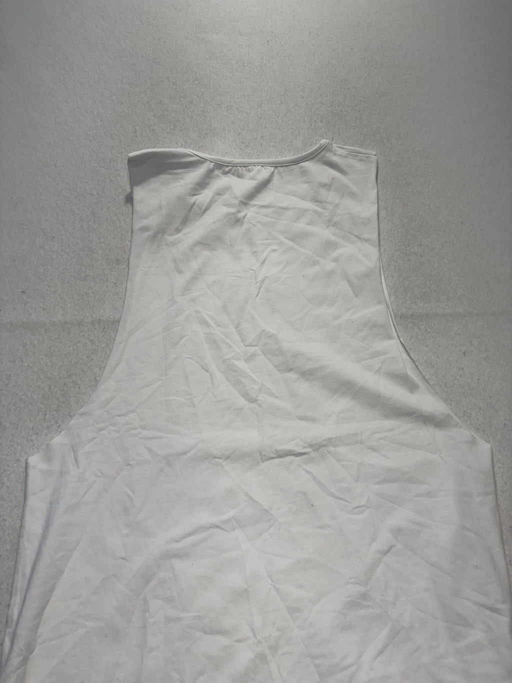 Hypr Wear Muscle Tank Mens XL White Fortitude Graphic Gym Training Athletic