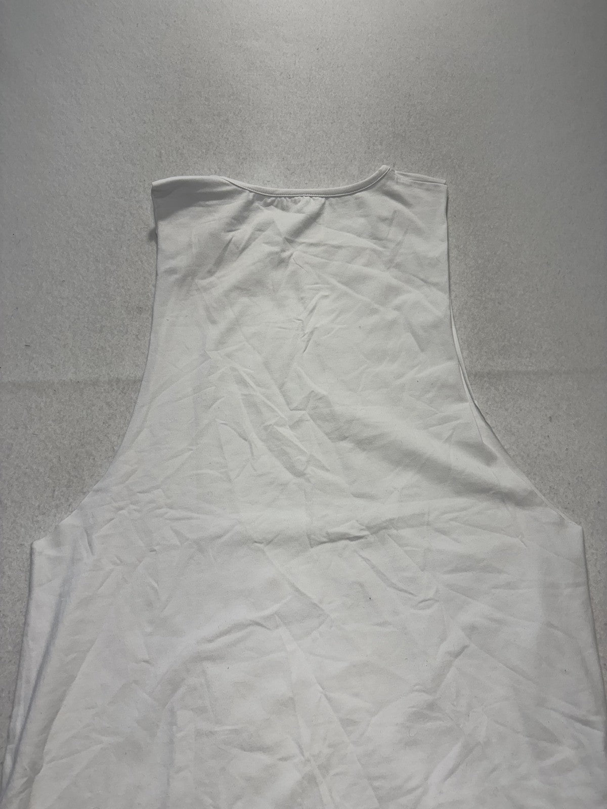 Hypr Wear Muscle Tank Mens XL White Fortitude Graphic Gym Training Athletic
