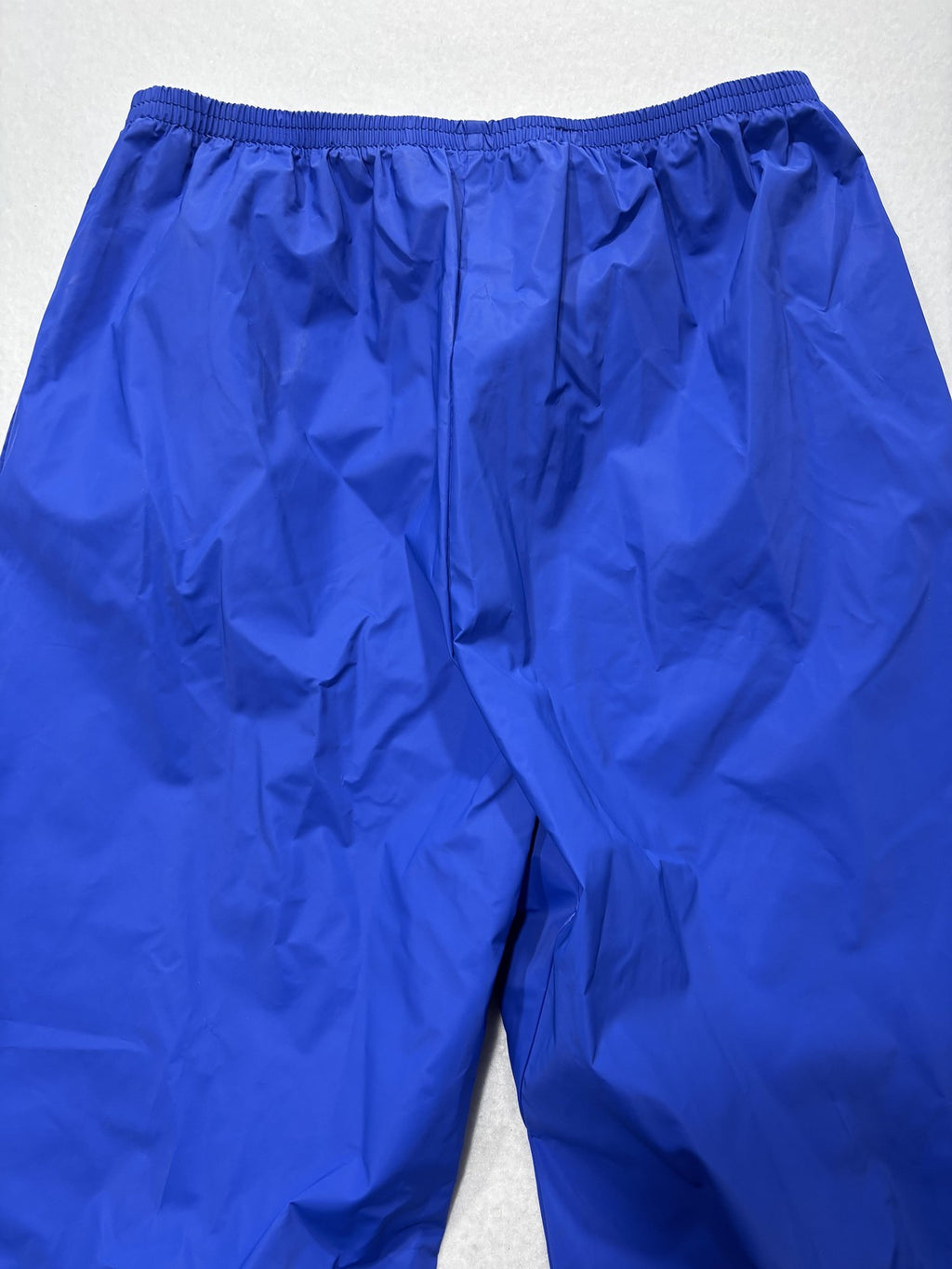Columbia Rain Pants Mens Small Blue Elastic Waist Lined Waterproof Outdoor
