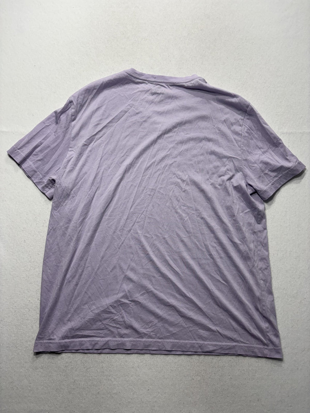 Lacoste Shirt Mens 3XL Purple Pima Cotton V Neck Short Sleeve Logo Tee Casual