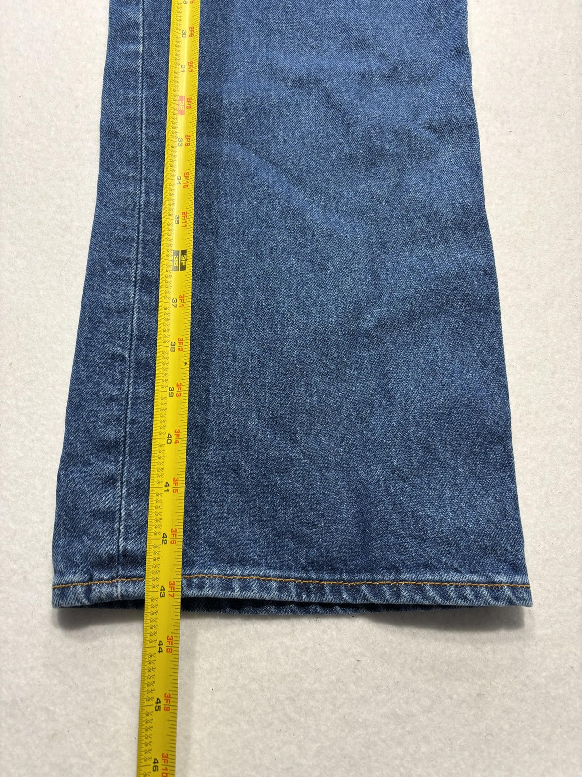 Abercrombie & Fitch Baggy Jeans Mens 33x32 Blue Medium Authentic Rigid Denim