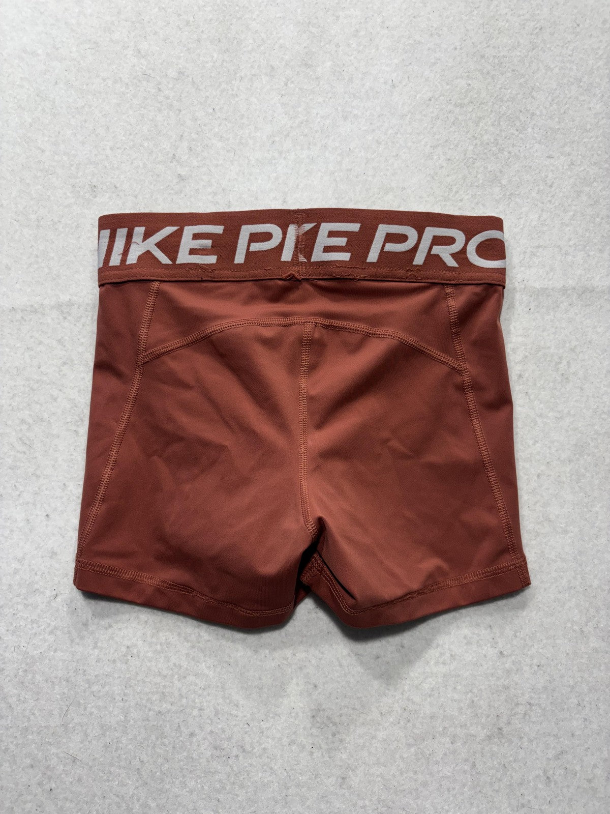Nike Pro Compression Shorts Womens XS Orange 3" Inseam 445591-727