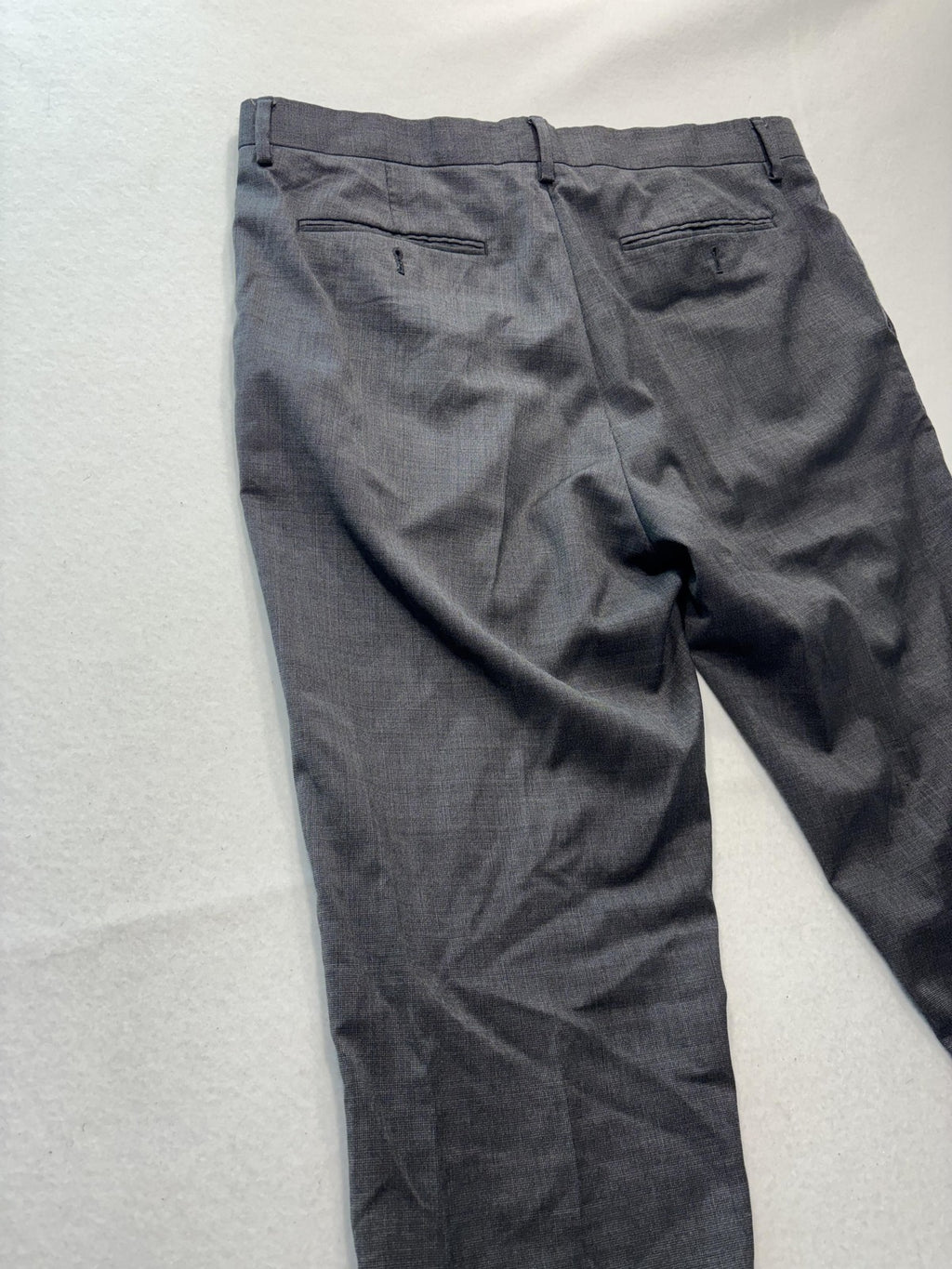 Banana Republic Dress Pants Mens 35x31 Gray Tailored Slim Fit Office Work