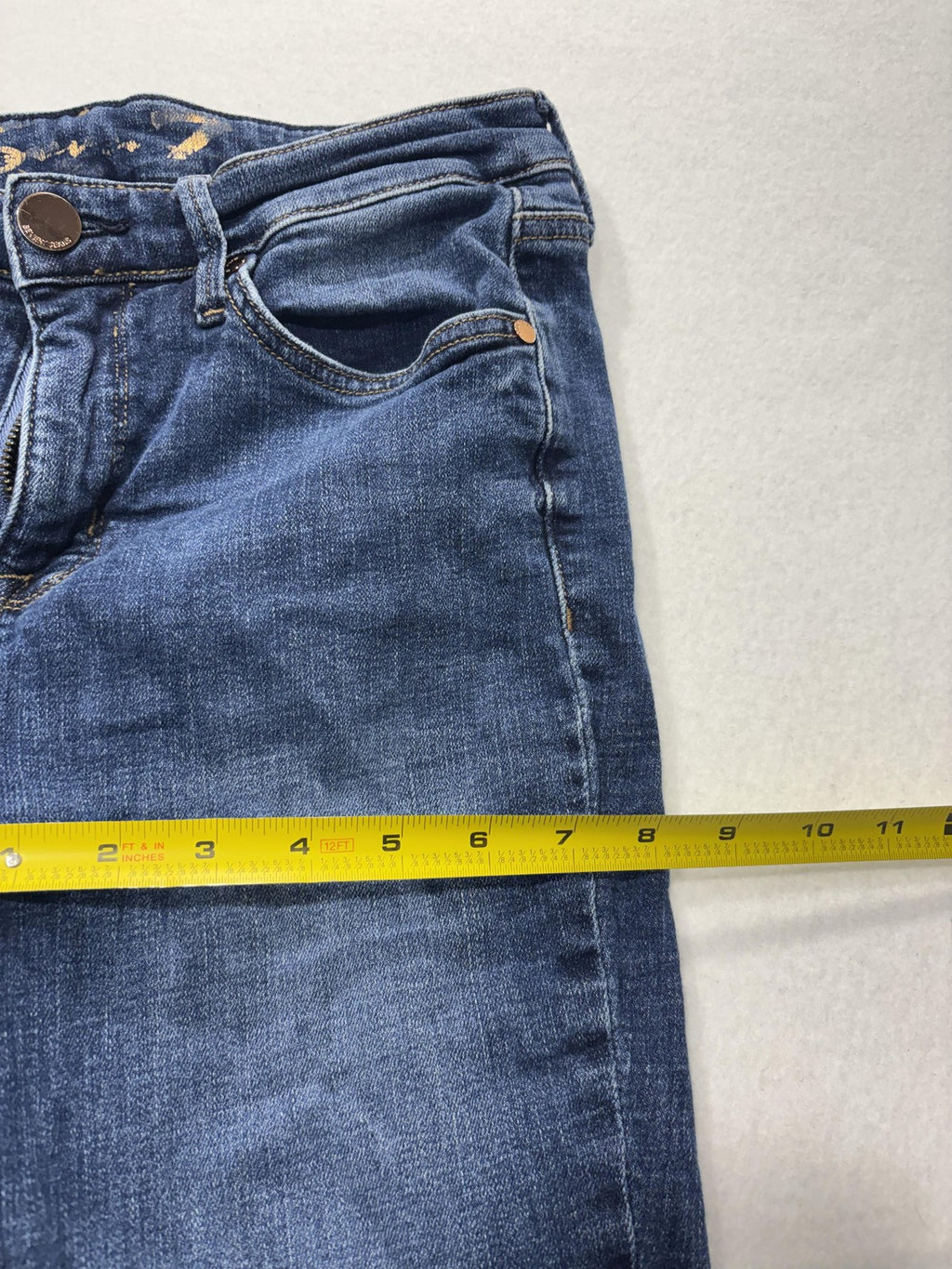 Seven7 Jeans Womens 6 Blue Medium Wash Metro Ultra High Rise Skinny 29x29.5