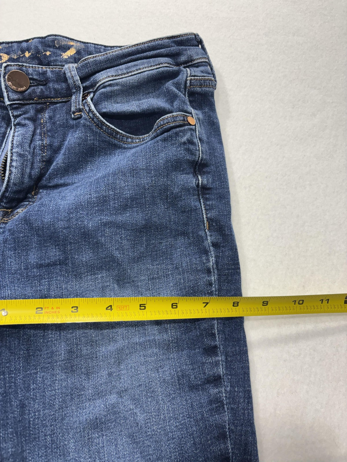Seven7 Jeans Womens 6 Blue Medium Wash Metro Ultra High Rise Skinny 29x29.5