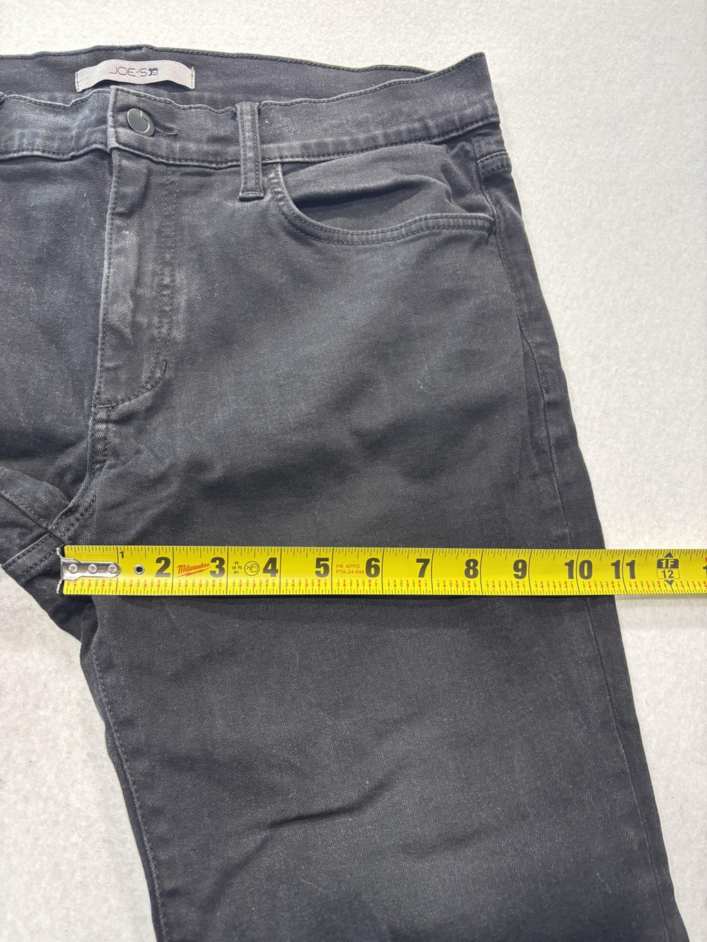 Joe's Jeans Slim Fit Jeans Mens 34x32 Gray Dark Wash Straight Cotton Blend Denim