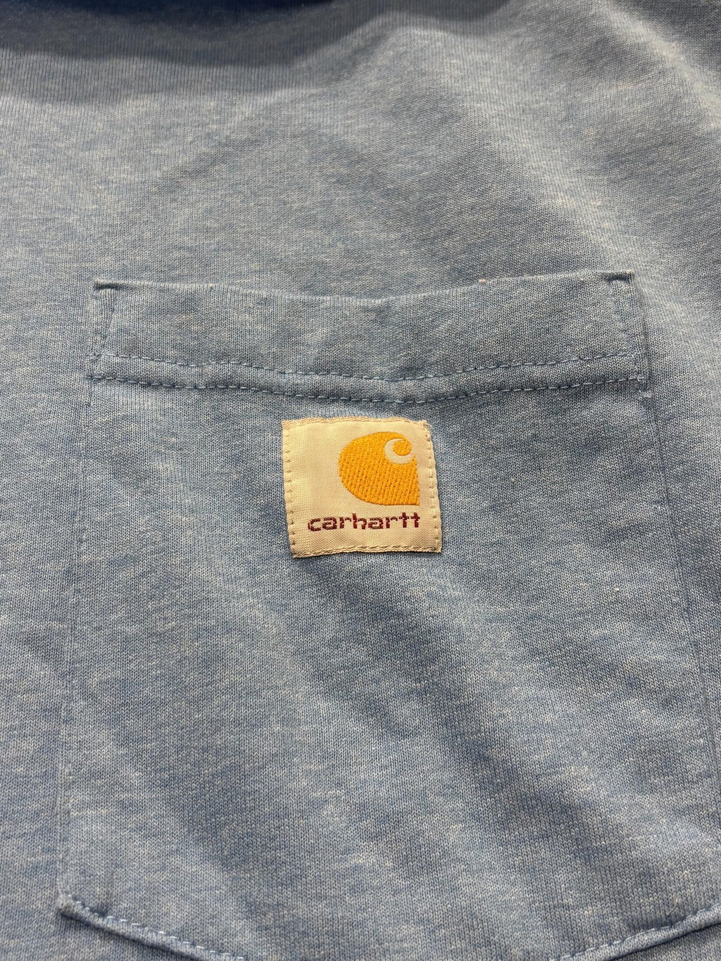 Carhartt Shirt Mens Medium Blue K87 Loose Fit Pocket T-Shirt Short Sleeve