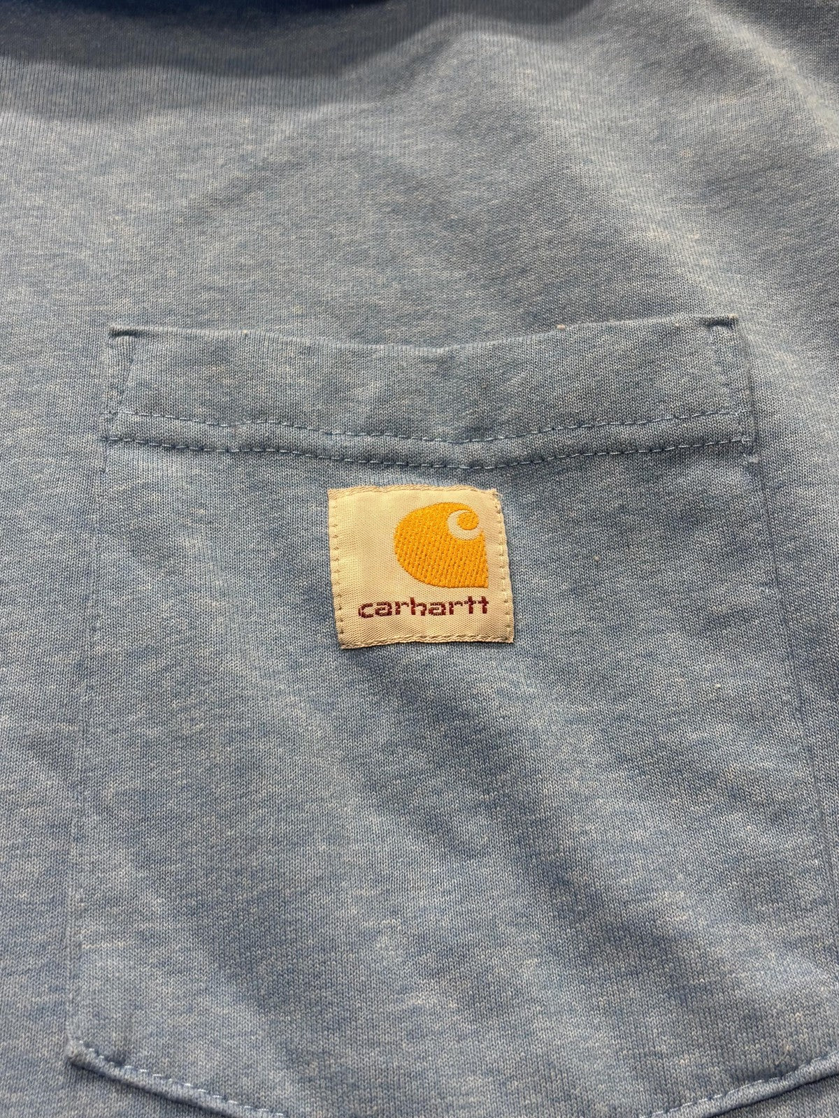 Carhartt Shirt Mens Medium Blue K87 Loose Fit Pocket T-Shirt Short Sleeve