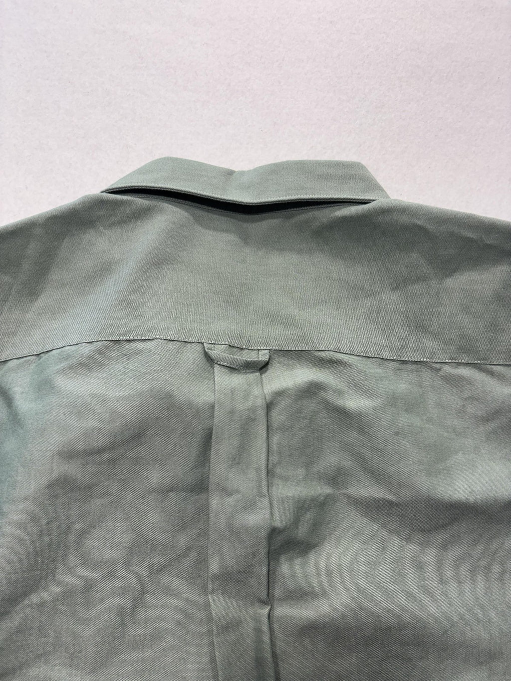 Mack Weldon Shirt Mens 2XL Green Oxford Long Sleeve Button Up Performance Casual