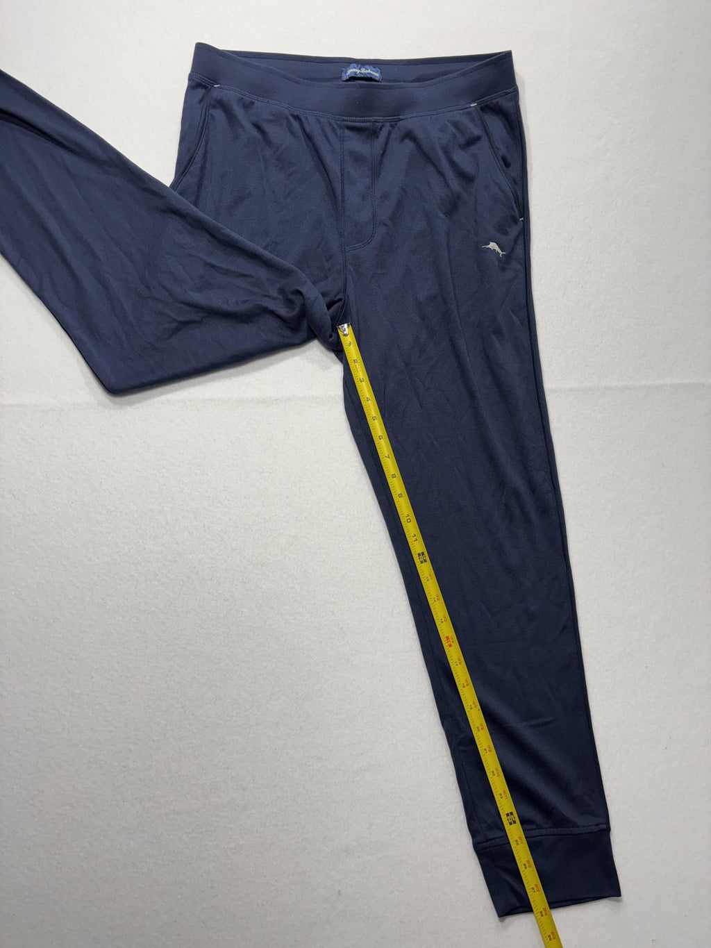 Tommy Bahama Jogger Pants Mens Medium Blue Stretch Knit Elastic Waist Lounge